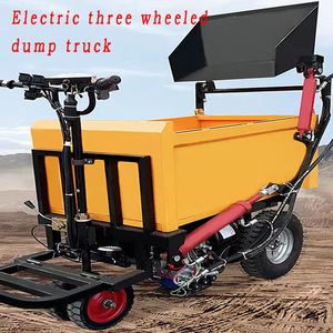 Triciclo Elettrico a Tre Ruote in Acciaio Inox con Cassone Ribaltabile per Adulti, Triciclo Motorizzato per Trasporto Merci e Passeggeri, Uso Industriale - Product Image 5