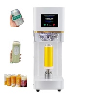 Machine de scellage rotative électrique automatique pour canettes en verre et en aluminium, usage boisson et produits divers, scellage à froid 220V/110V