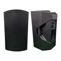 Speaker Profesional 15 Inch Portabel Plastik Full Range Pro Audio Modul Amplifier Aktif 4 Ohm 1000W Untuk Penggunaan Luar Ruangan