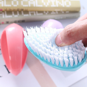 Colorful Plastic Shoe <b>Cleaning</b> <b>Brush</b> Soft Bristles Nylon Handheld <b>For</b> Household Use - Product Image 4