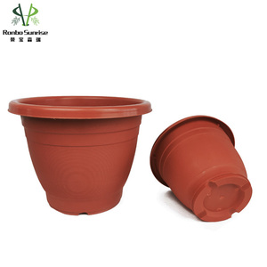 Pots de fleurs <span class=keywords><strong>en</strong></span> plastique rond <span class=keywords><strong>en</strong></span> <span class=keywords><strong>terre</strong></span> <span class=keywords><strong>cuite</strong></span> de gros pour l'extérieur, de la marque chinoise Ronbo Sunrise - Product Image 2