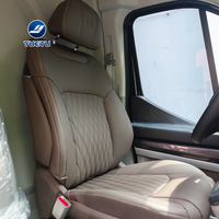 Siège conducteur avant de luxe OEM pour Ford Transit Custom Van 2021, inclinable, ventilé, en cuir, intérieur de van