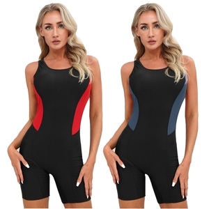 Traje de baño de una pieza para mujer, mono elástico para natación, traje de baño para piscina, playa, surf, buceo, entrenamiento, juego, vacaciones - Product Image 1