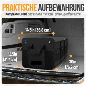 Organizador de Maletero para Auto, Bolsa de Almacenamiento Plegable, Base Antideslizante, Correas de Sujeción, 3 Compartimentos, Embalaje para Envío por Correo - Product Image 2