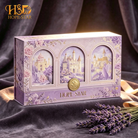 Boîte cadeau rigide personnalisée en forme de livre avec logo estampé à chaud, pour bougies d'aromathérapie, cosmétiques, parfums, emballage OEM ODM