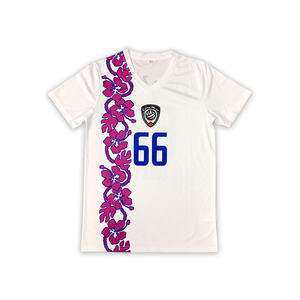 Camiseta de voleibol con logotipo personalizado, diseño de patrón de sublimación, camiseta de voleibol deportiva de manga corta para jóvenes - Product Image 2