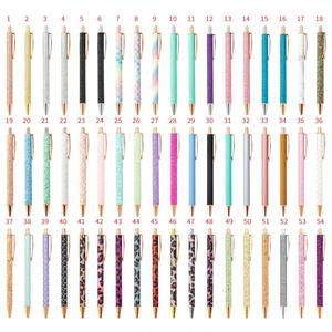 Custom <b>Gold</b>-Finish Click Ballpoint <b>Pens</b> - Creative Promotional Gifts with Logo Printing - Product Image 4