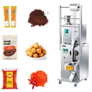 Machine entièrement automatique d'emballage de sac de sachets de sachets de pesage VFFS pour café, banane, bonbon, chips de pomme de terre à grains azotés, autres aliments - Product Image 1