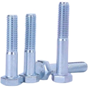 10,9 grado DIN960 <span class=keywords><strong>DIN931</strong></span> galvanizado medio hilo pesado tornillo de cabeza hexagonal perno - Product Image 3