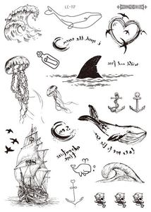 Autocollant tatouage pour visage, étiquette, tête de taureau, cou, main au dos, Design Sexy, pour corps, femme, étanche, Henna, 1 pièce - Product Image 3