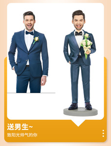 Sinodiving Figurines en argile faites à <span class=keywords><strong>la</strong></span> main personnalisées <span class=keywords><strong>Couple</strong></span> enfants Bobbleheads cadeaux de famille personnalisés pour accessoires d'intérieur de <span class=keywords><strong>voiture</strong></span> - Product Image 2