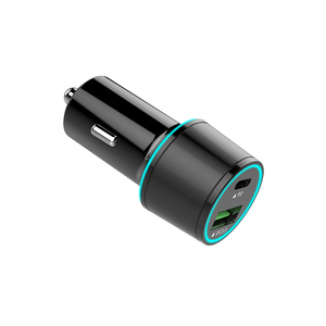 QC3.0双USB车载充电器2端口充电器USB插头通用充电适配器C型快速充电器快速充电手机 - Product Image 5