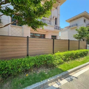 Hot-Selling Modern WPC Fence Easy-to-Assemble Waterproof Fire-Proof Manual Environmentally-Friendly Home Garden Park Outdoor Use - Product Image 2