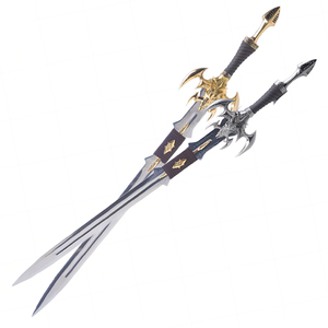 World <span class=keywords><strong>of</strong></span> <span class=keywords><strong>Warcraft</strong></span> Night Elf Sword Toys Cosplay Props 107cm 2,2 kg - Product Image 1