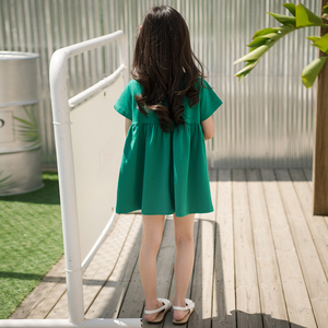 Nouvelles robes de princesse pour filles en tissu vert aqua de qualité supérieure, marché de Dubaï, achat direct auprès d'un fournisseur chinois - Product Image 2