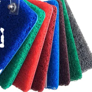 패션 핫 판매 다채로운 PVC 카펫 코일 매트