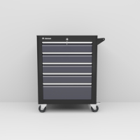 Chariot à outils robuste avec tiroirs, armoire de rangement personnalisable, antirouille, chariot mobile pour réparation automobile