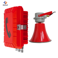 Telepon genggam tambang Area berbahaya berbasis Ip, telepon tahan ledakan bawah tanah Area api tambang telepon Atex