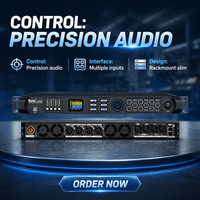 Amplificateur de puissance sonore professionnel Nuoxun PX64R 4 canaux 600W/par canal 4 ohms avec DSP intégré, audio haute résolution, boîtier métallique