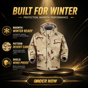 Nueva llegada 3 Color <span class=keywords><strong>Desert</strong></span> ECWCS a prueba de viento <span class=keywords><strong>M65</strong></span> Field Jacket - Product Image 4