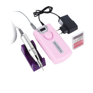 <b>Mini</b> Electric Pen Nail <b>Drill</b> Rechargeable Portable Polisher Gel Removal Tool Metal Brush Compact Manicure File Machine - Product Image 1