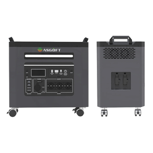 Generador Solar Eléctrico ASGOFT de 3300W y 3kWh con Batería LiFePO4 de Alta Capacidad, Estación de Energía Portátil Todo en Uno con Protección IP54 para el Hogar - Product Image 2