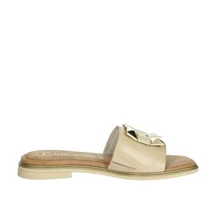 Ciabatta da Donna Marco Tozzi Beige 2-27102-44 Sandalo Piatto - Product Image 4