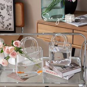 Vases en verre M, décoration de bassin à poissons, pots en verre pour arrangements floraux, centres de table, décoration de sacs à main, vente directe usine - Product Image 2