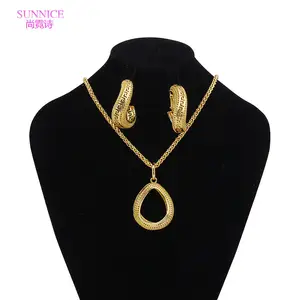 Sunnice Design Custom Girl Jewelry Pendant Charms Accessories Indian 18k Plated Gold Anniversary Earrings