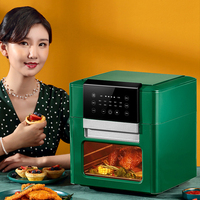 Usine chinoise fournissant des appareils de cuisine de maison de couleur personnalisée 12L friteuses à air intelligentes électriques de grande capacité sans huile