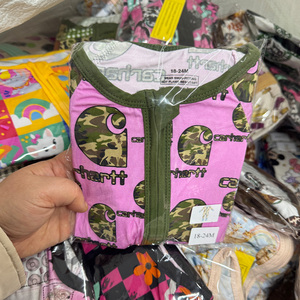 Pijamas de Bambú para Bebés RTS, Ropa de Bambú para Bebés, Pijamas para Dormir, Mamelucos con Cierre para Niños Pequeños - Product Image 4