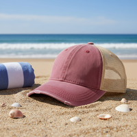 Casquette de baseball snapback unisexe en coton délavé et déchiré, style Y2K, avec broderie, 5/6 panneaux, personnalisable en gros