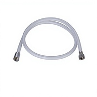 Série de flexibles de douche en PVC tressé en nylon et acier inoxydable, connecteur de douchette à main, longueur personnalisée, usine OEM