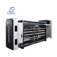 Máquina FFG para Cajas Corrugadas Ocean, Impresión Flexográfica HD de 4 Colores, Adsorción al Vacío, Ranurado, Encolado, Troquelado, Línea de Producción