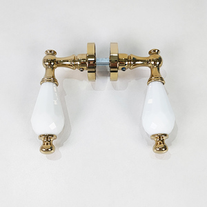 Vente directe d'usine Serrure de porte en céramique blanche simple américaine Serrures et poignées de porte de sécurité à domicile - Product Image 5