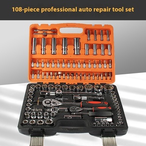 108 Mảnh Nhiệm Vụ Nặng Nề Cơ Công Cụ Kit Ổ Cắm Thiết Lập Với Cờ Lê & Bit Công Cụ Cho Sửa Chữa Xe Cho Nhà Để Xe Và Hội Thảo Sử Dụng - Product Image 2