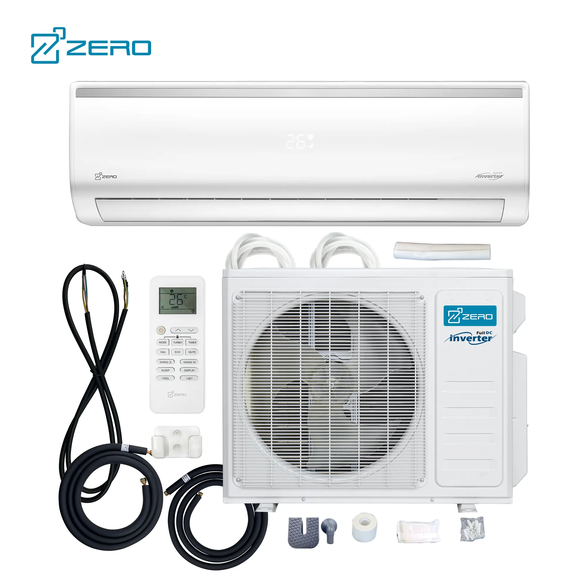 ZERO Z-MAX 9K 12K 18K 24K Btu Smart Mini Split Air Conditioner And 60Hz Inverter Heat Pump Split Air Conditioners