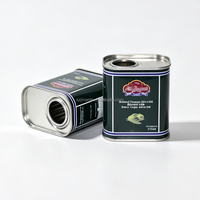 Vente en gros de boîtes de conserve personnalisées pour huile d'olive de 100/150/175/250/500 ml, pour l'emballage d'huiles de cuisson à la truffe, au citron, aux noix, à l'avocat, au piment et au tournesol
