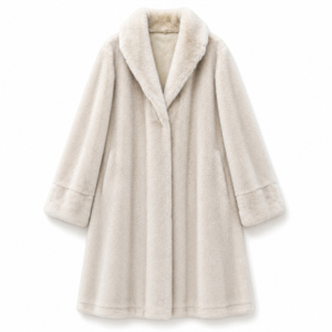   Manteau long de luxe en fausse fourrure de vison Maxi, col <span class=keywords><strong>blazer</strong></span> à revers, coupe oversize, soyeux et moelleux, pour l'hiver, vente en gros en petites séries - Product Image 4