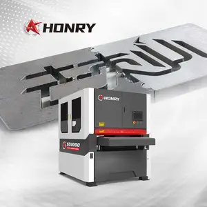 공장 직접 Honry SQ1000 다기능 표면 드로잉 에지 라운딩 샌딩 머신 시트 금속 연마 디버링 머신