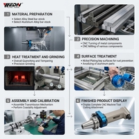 AG90-BT50-ER20-250 Tête de fraisage latéral à portée longue étendue 90°, faible excentricité, stable, accessoire pour machine de fraisage et de perçage CNC