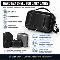 Sac de transport rigide Slim Eva pour appareil photo Osmo Pocket 4, résistant à la pression, pour le rangement en intérieur et en extérieur