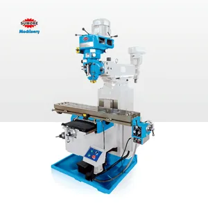 SUMORE X6325 China manufacturer Taiwan head Turret DRO milling machine Vertical price For Metal SP2242