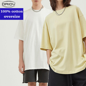 High Quality Blank Unisex t Shirt Promotional Organic T-shirt Custom logo Customised Label TShirts Shirts for Men Casual