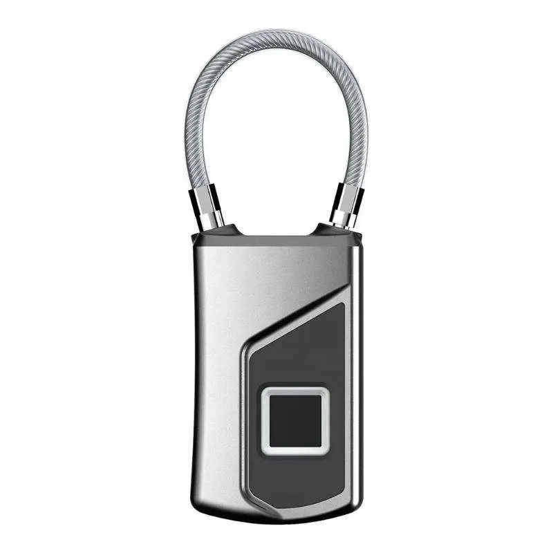 充電式スマートロックキーレス指紋ロックBluetoothIos AndroidAPPコントロールセキュリティ南京錠荷物ケースロック