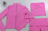 Nouveautés Y2K : Ensemble loungewear 2 pièces pour femme avec veste zippée et short patchwork color block, personnalisable avec logo