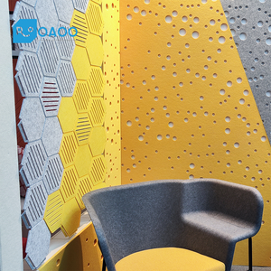 Panneau acoustique en polyester ignifuge B1, certifié sécurité <span class=keywords><strong>incendie</strong></span>, pour <span class=keywords><strong>cinéma</strong></span>, hôtel, lieux publics, matériau acoustique, panneau acoustique - Product Image 5