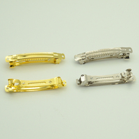 8cm 3.15 pouces filigrane étoile Double barres métal français Barrettes pinces à cheveux pour femmes bijoux de cheveux faits à la main