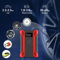 Nouveau modèle 2026 Démarreur de batterie 4 en 1 pour voiture et camion, Compresseur d'air 2000A 150PSI 60W, Batterie externe portable, Gonfleur de pneus, Booster de batterie d'urgence