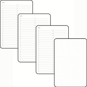 Carnet de notes A5 en cuir PU rigide avec logo personnalisé en relief, ligné, avec bande élastique, vente en gros promotionnelle 2024 - Product Image 3